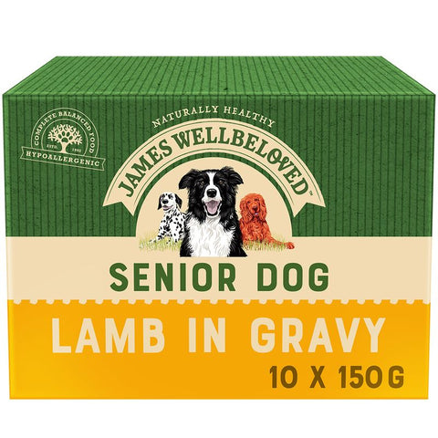 James Wellbeloved Senior Pouches – Lamb with Rice & Vegetables Pet Supplies