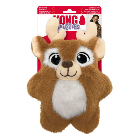 KONG Christmas Snuzzles Reindeer Pet Supplies