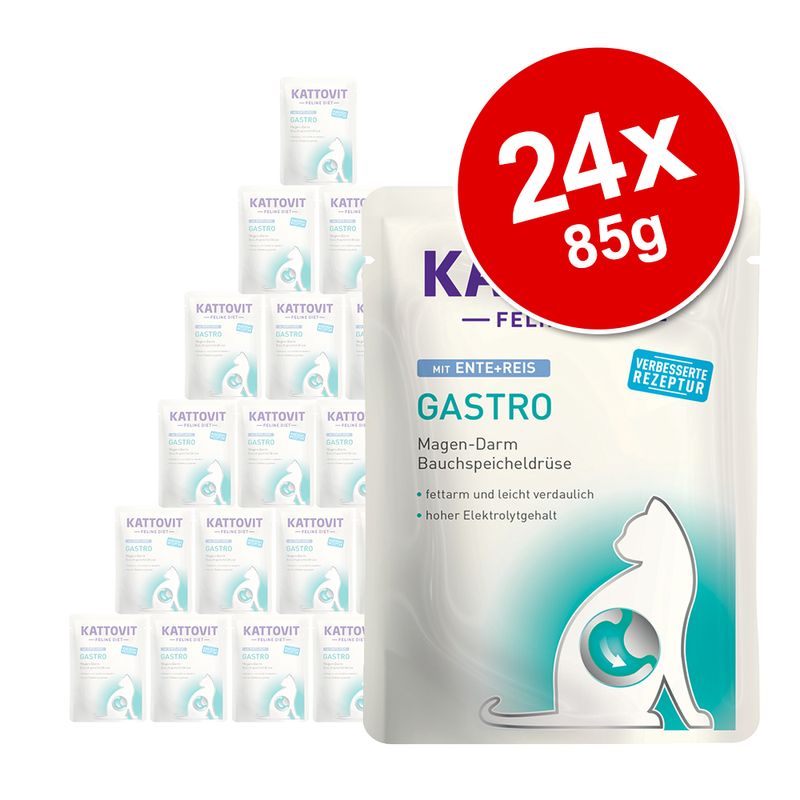 Kattovit Gastro Pouches 24 x 85g Pet Supplies