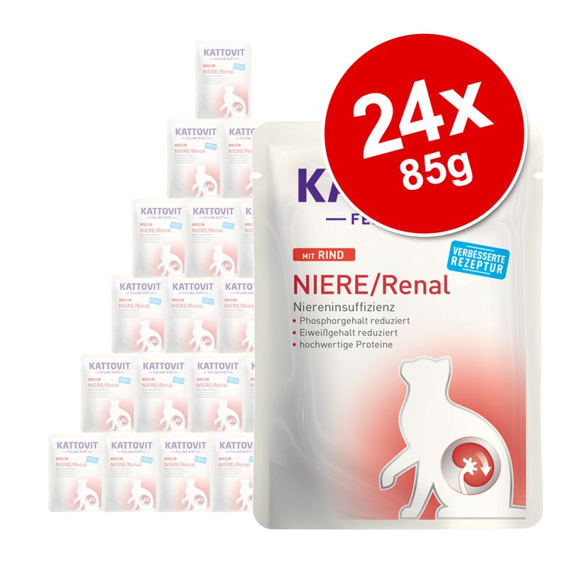 Kattovit Renal Pouches 24 x 85g Pet Supplies