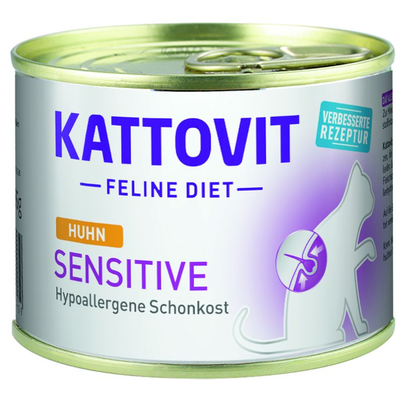 Kattovit Sensitive (Hypoallergenic Food) 6 x 185g Pet Supplies