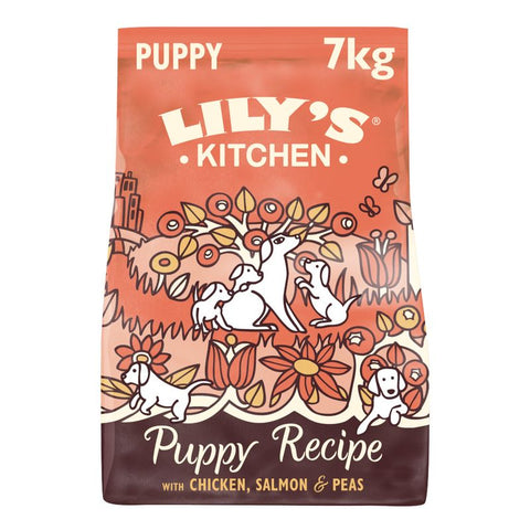Lily's Kitchen Puppy Dry Dog Food - Chicken, Salmon & Peas Pet Supplies