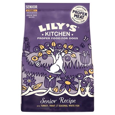 Lily's Kitchen Senior Dry Dog Food - Turkey & Trout Pet Supplies