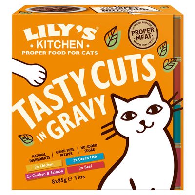 Lily’s Kitchen Tasty Cuts in Gravy Multipack for Cats Pet Supplies