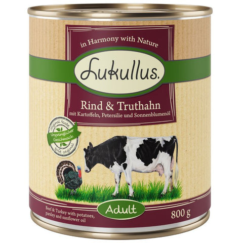 Lukullus Beef & Turkey - Grain-Free Pet Supplies