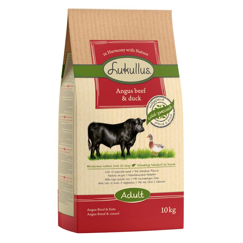 Lukullus Cold-Pressed Angus Beef & Duck Pet Supplies