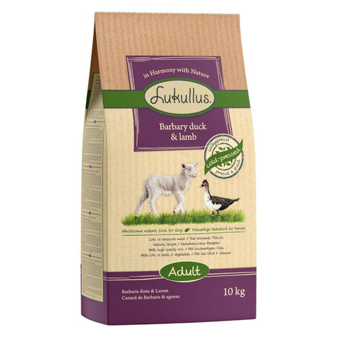 Lukullus Cold-Pressed Barbary Duck & Lamb Pet Supplies