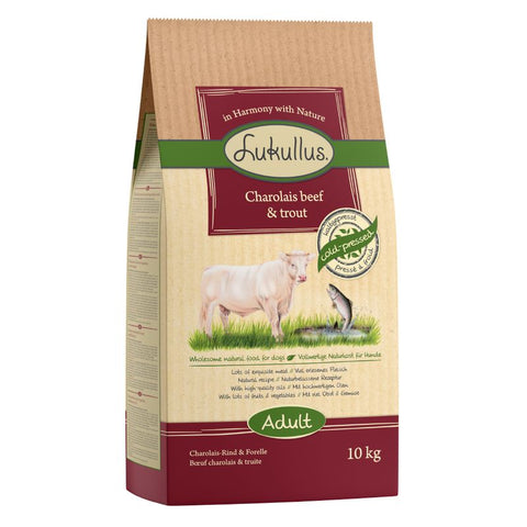 Lukullus Cold-Pressed Charolais Beef & Trout Pet Supplies