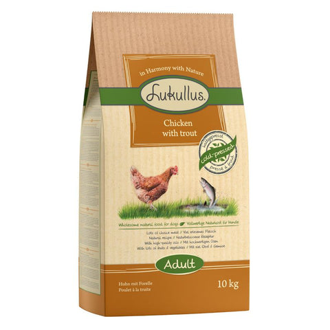 Lukullus Cold-Pressed Chicken with Trout Pet Supplies