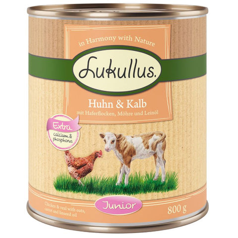 Lukullus Junior Chicken & Veal Pet Supplies
