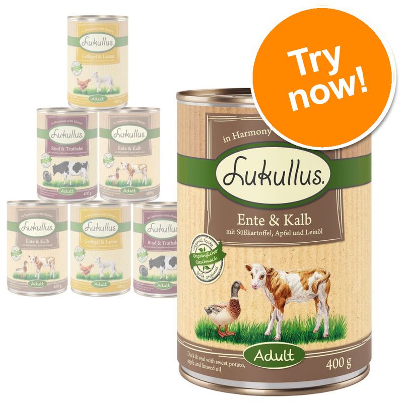 Lukullus Mixed Trial Pack Grain-Free Pet Supplies