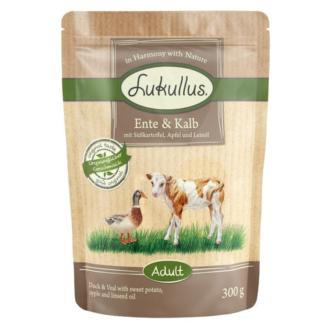 Lukullus Natural Grain-free Pouches 6 x 300g Pet Supplies