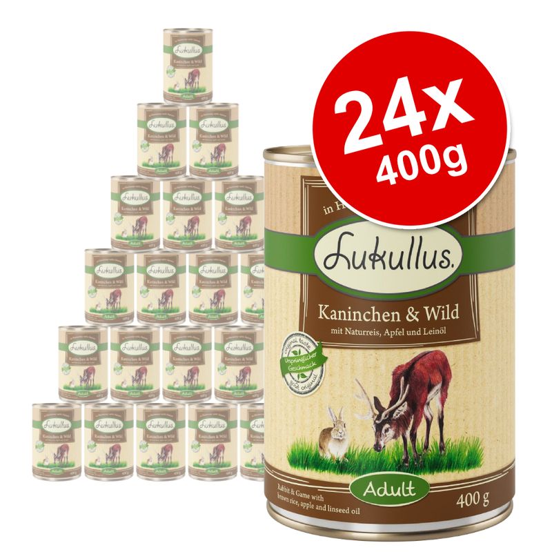 Lukullus Saver Pack 24 x 400g Pet Supplies