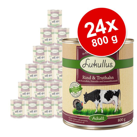 Lukullus Saver Pack 24 x 800g Pet Supplies