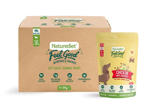 Naturediet Feel Good Soft Baked Training Treats - Chicken with Parsley Pet Supplies