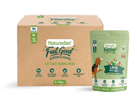 Naturediet Feel Good Soft Baked Training Treats - Lamb with Mint Pet Supplies