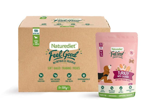 Naturediet Feel Good Soft Baked Training Treats - Turkey with Salmon Pet Supplies