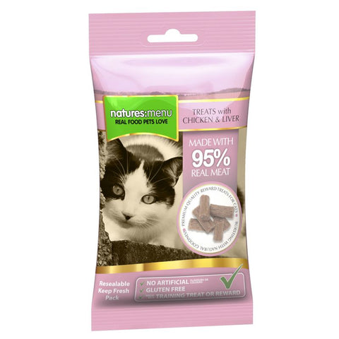 Natures Menu Original Cat Treats with Chicken & Liver Pet Supplies