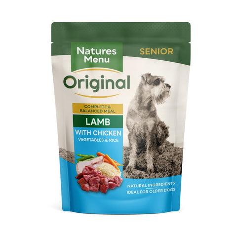 Natures Menu Original Dog Pouches Senior Lamb with Chicken Pet Supplies
