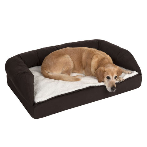Orthopaedic Dog Bed - Brown / Beige Pet Supplies