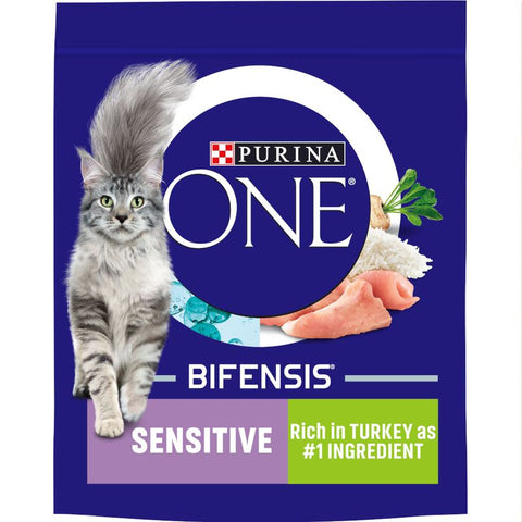 PURINA ONE Sensitive Turkey & Rice Dry Cat Food Pet Supplies