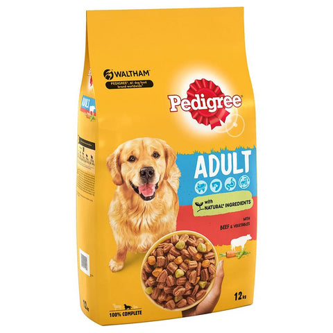 Pedigree Adult Complete with Beef & Vegetables Pet Supplies