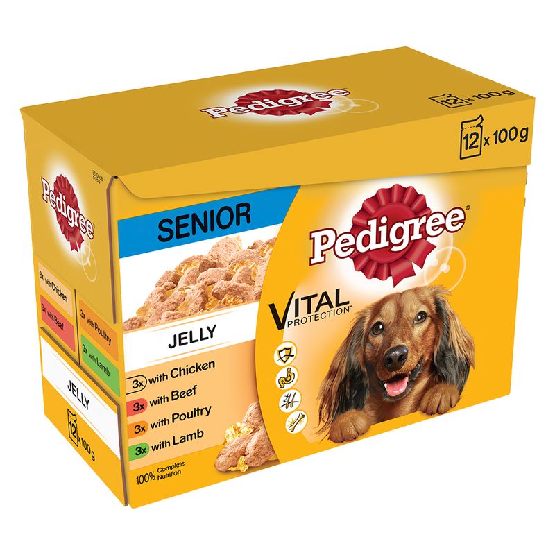 Pedigree Senior Pouch in Jelly Multipack Pet Supplies