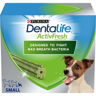 Purina Dentalife ActivFresh Daily Dental Care Snacks for Small Breed Dogs Pet Supplies
