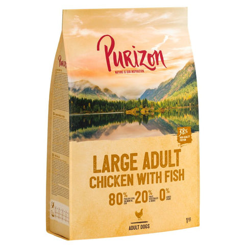 Purizon Adult Large Breed Dog – Grain-Free Chicken & Fish Pet Supplies