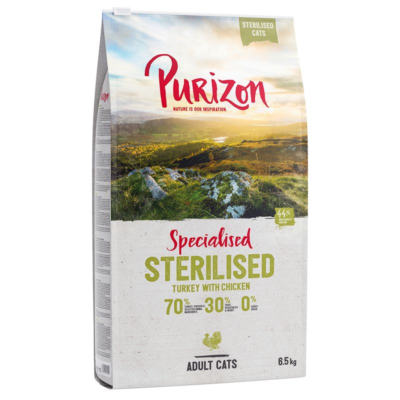 Purizon Adult Sterilised Grain-Free Turkey & Chicken Pet Supplies