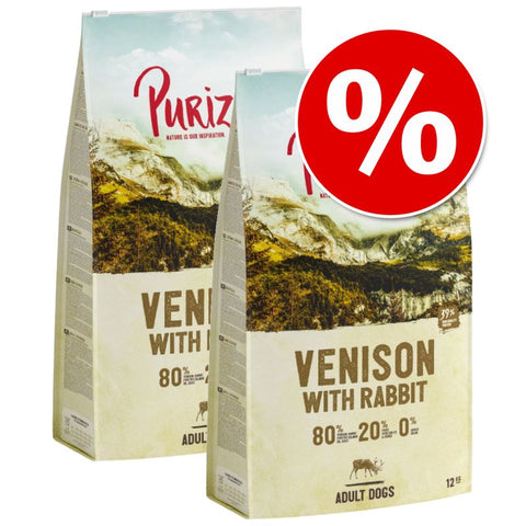 Purizon Grain-Free 80:20:0 Economy Packs 2 x 12kg Pet Supplies