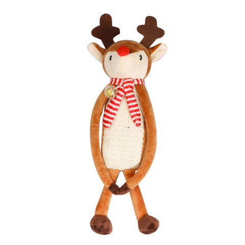Reindeer Cat Scratcher Door Hanger Pet Supplies