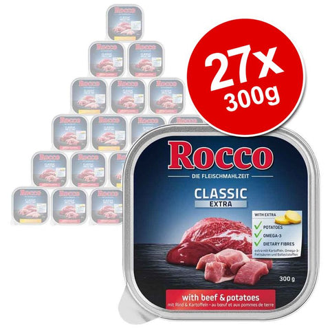 Rocco Classic Trays Saver Pack 27 x 300g Pet Supplies