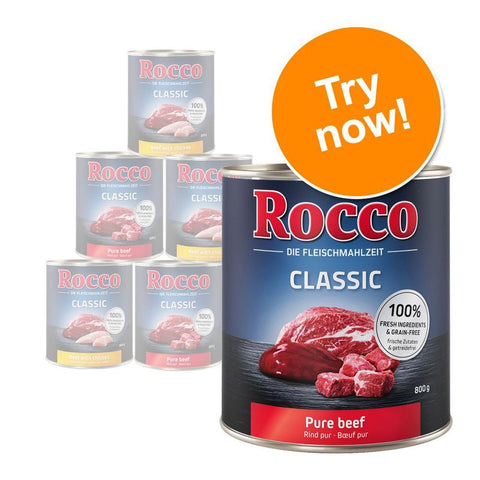 Rocco Mixed Trial Packs 6 x 800g Pet Supplies