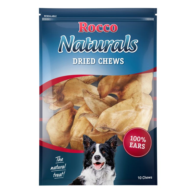 Rocco Natural Dried Cows' Ear Pet Supplies