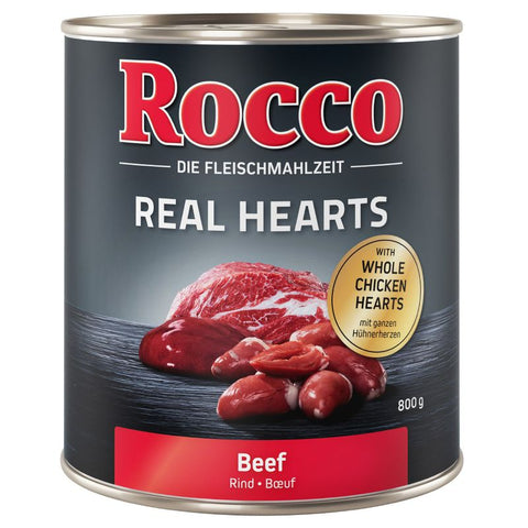 Rocco Real Hearts 6 x 800g Pet Supplies