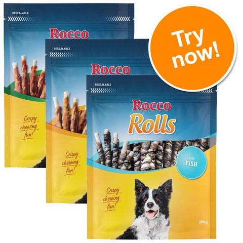 Rocco Rolls Chew Sticks Mixed Trial Pack Pet Supplies