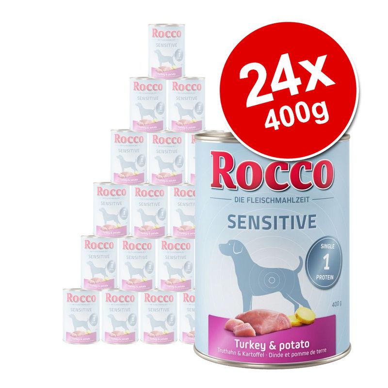 Rocco Sensitive Saver Pack 24 x 400g Pet Supplies