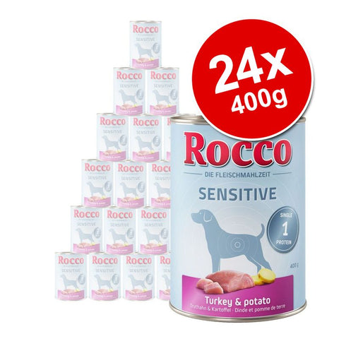 Rocco Sensitive Saver Pack 24 x 400g Pet Supplies