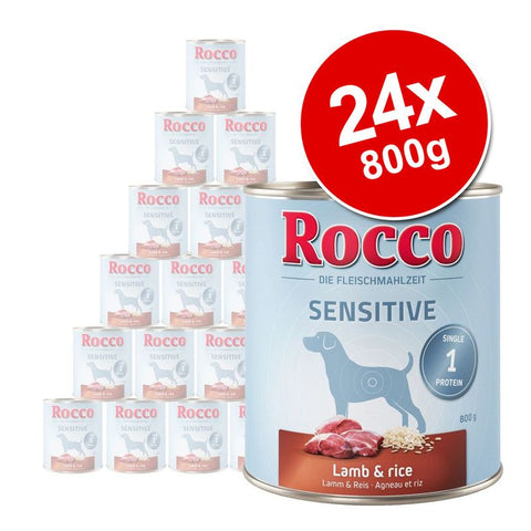 Rocco Sensitive Saver Pack 24 x 800g Pet Supplies