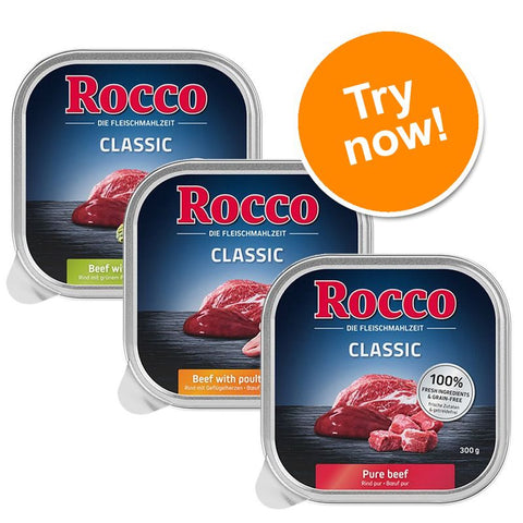 Rocco Trays Mixed Pack 9 x 300g Pet Supplies