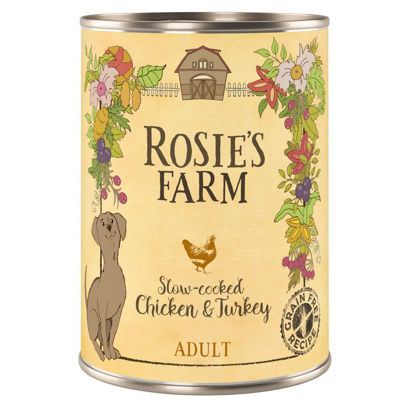 Rosie's Farm Adult Slow-cooked Chicken & Turkey Pet Supplies