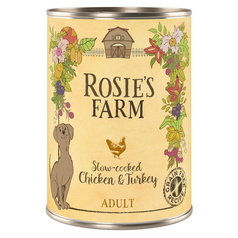 Rosie's Farm Adult Slow-cooked Chicken & Turkey Pet Supplies