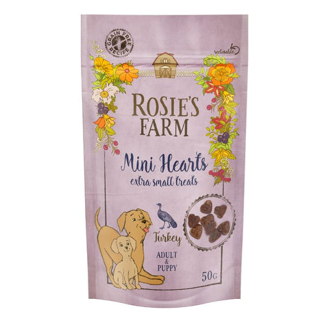 Rosie's Farm Puppy & Adult Mini Hearts - Turkey Pet Supplies