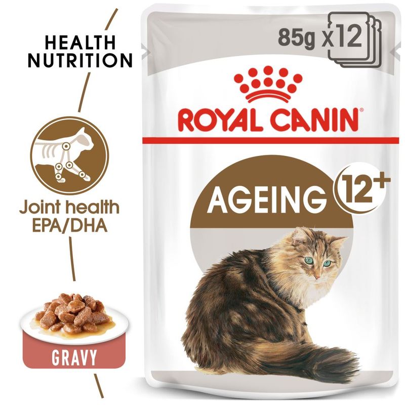 Royal Canin Ageing 12+ in Gravy Pet Supplies