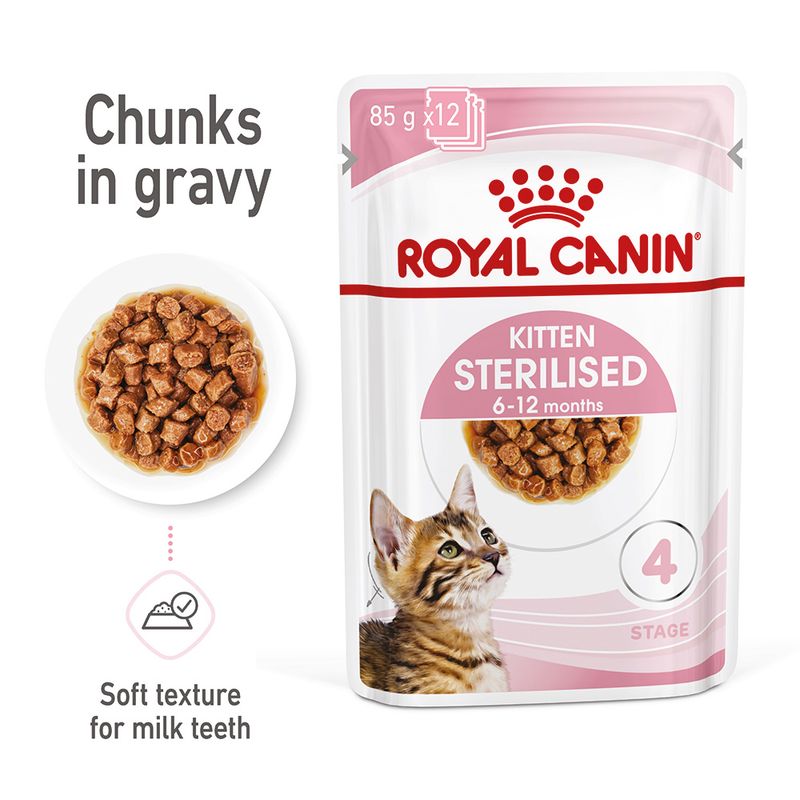 Royal Canin Sterilised Kitten in Gravy Pet Supplies