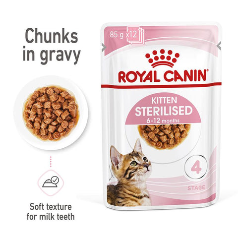 Royal Canin Sterilised Kitten in Gravy Pet Supplies