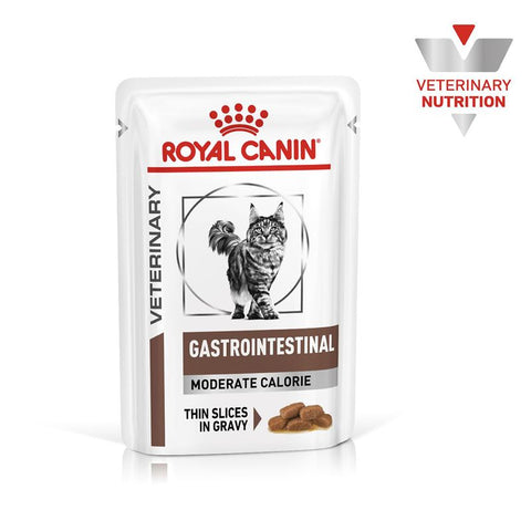 Royal Canin Veterinary Cat - Gastrointestinal Moderate Calorie in Gravy Pet Supplies