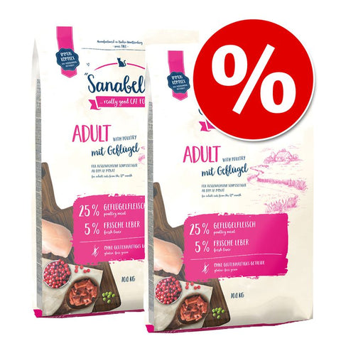 Sanabelle Dry Cat Food Economy Packs 2 x 10kg Pet Supplies