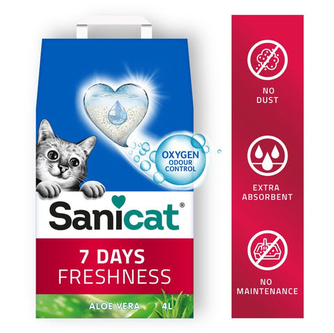 Sanicat 7 Days Freshness Aloe Vera Cat Litter Pet Supplies
